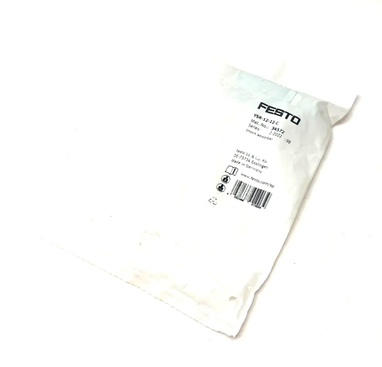 NEW FESTO SELF-ADJUSTING SHOCK ABSORBER SIZE 12, 12MM STROKE
