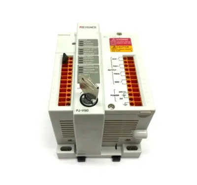 USED KEYENCE LIGHT CURTAIN SAFETY SENSOR CONTROLLER W/ KEY
