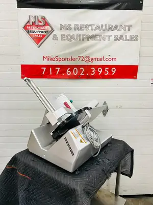 Bizerba 2017 GSPH Manual Deli Slicer Fully Refurbished Tested Working!