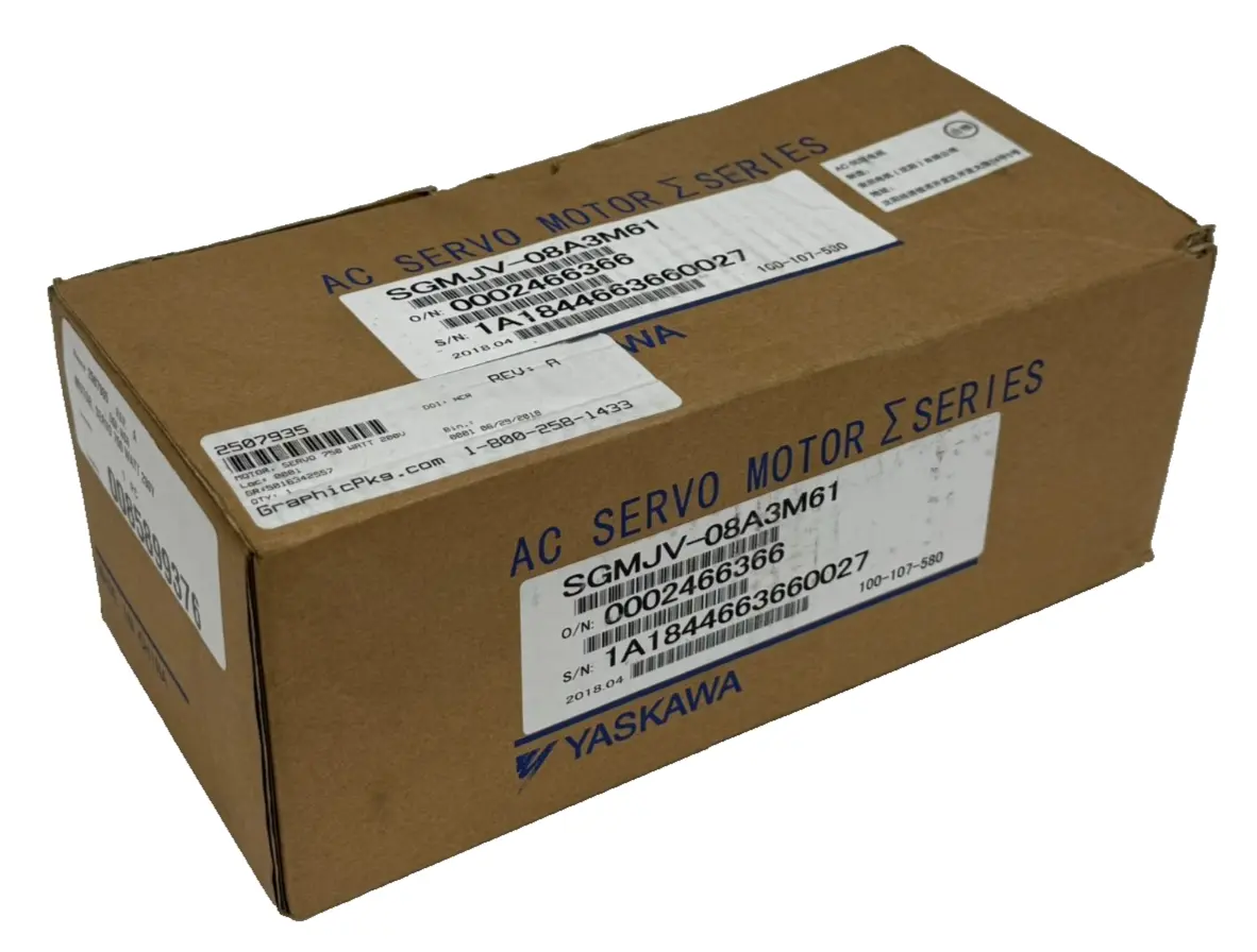 NEW YASKAWA SGMJV-08A3M61 SERVO MOTOR SGMJV08A3M61