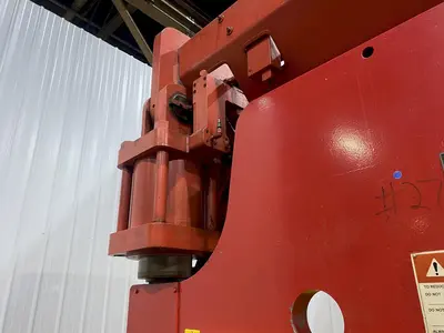 230 TON X 10' CINCINNATI MODEL #230-8AS HYDRAULIC CNC PRESS BRAKE W/ UPGRADED CONTROLS: STOCK #19386