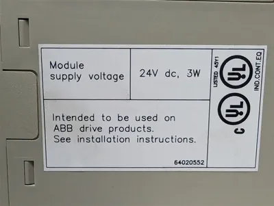 ABB NBAA-01 Building Automation Adapter 3AUA489002B5492 Rev. 3 SW 1.3 Used