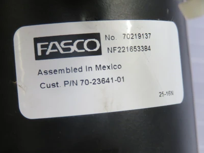 Used FASCO _UNKNOWN_ Blowers Texas US | OCO Industrial #1601450