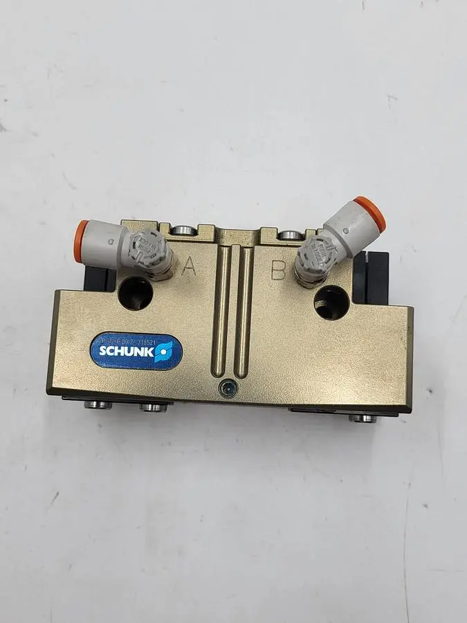 Used SCHUNK SCHUNK PGN-P 80-2 318521 PNEUMATIC GRIPPER Robot Parts | ND Industrial Surplus #1216648