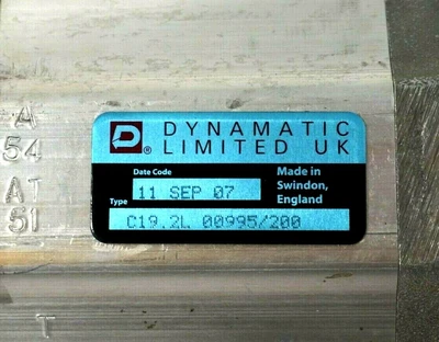 NEW DYNAMATIC LIMITED C19.2L. 00995/200 PUMP C192L00995200