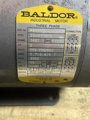 Used BALDOR M3555T Industrial Controls Ohio US | Surplus Asset Holdings #1364232