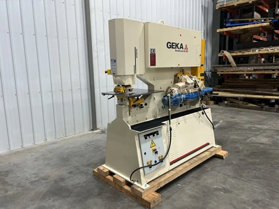 Geka 85 Ton Ironworker, Model Bendicrop 85SD, With Holders – NEW