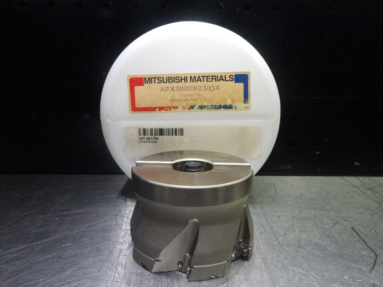 Mitsubishi 3" Coolant Thru Indexable Facemill 1" Arbor APX3000R0306A (LOC1928C)