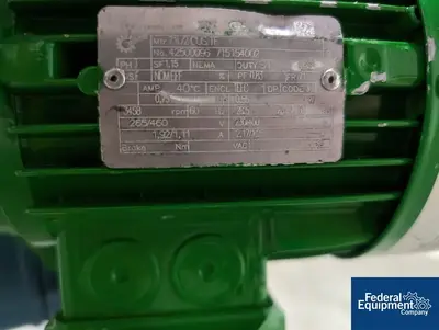 USED Feldmeier 100 Liter Feldmeier Reactor, 316L S/S, 60/125#