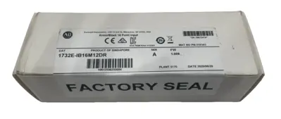 ALLEN BRADLEY 1732E-IB16M12DR I/O BLOCK 16 PT. INPUT 1732EIB16M12DR NEW,SURPLUS