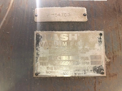 Nash Vacuum Pump Model 904 S1