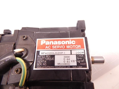 Used PANASONIC MATSUSHITA _UNKNOWN_ Servo Motors | OCO Industrial #1606232