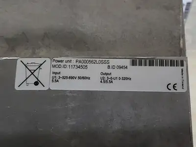 USED VACON NXS00056A2L0SSSA1A2000000