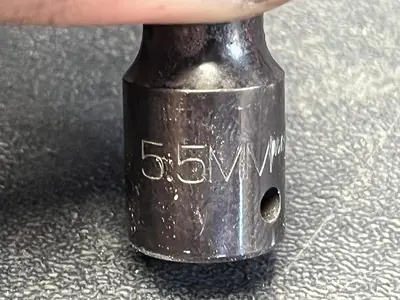 Matco APA5.5M 1/4" DRIVE 5.5MM METRIC PRO NON-SLIP IMPACT SOCKET