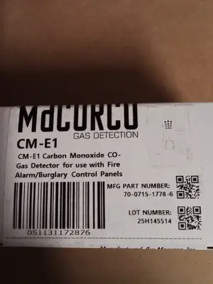 Used Macurco CM-E1 Gas Analyzers / Detectors US | Infinity wholesale & Supply LLC #1305663