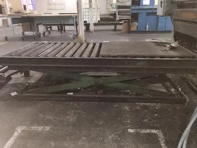 LOT OF (5) HEAVY-DUTY SCISSOR-LIFTS