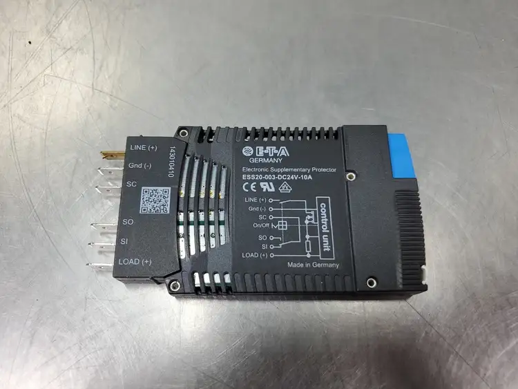 Used E-T-A ESS20-003-DC24V-10A Electronic Supplementary Protector Circuit Breakers South Carolina US | Palmetto Automation #1161123