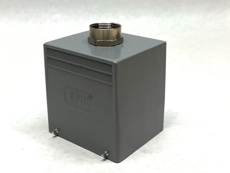 Used EPIC HOOD TOP ENTRY PG21 CABLE ENTRY 2-LEVER HOUSING 10133000 Connector Accessories Michigan US | Maverick Industrial Sales #1093014