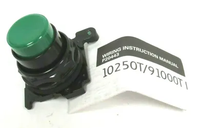 NEW EATON E34EB3 GREEN PUSH BUTTON