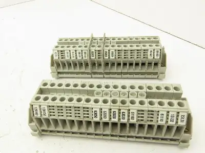 Allen Bradley Sprecher+Schuh Terminal Block Fuse DIN Rail Lot of 120