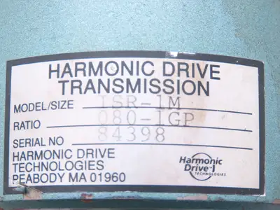 Harmonic Drive ISR-1M Inline Gear Reducer 80:1 Ratio Gearbox 21rpm 080-1GP