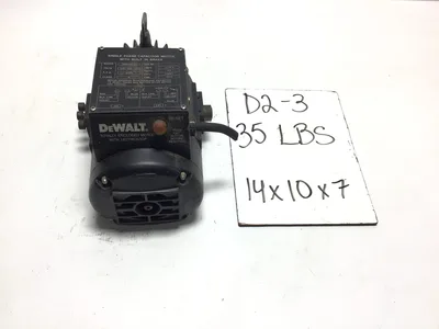 DeWalt 500150 Single Phase Capacitor Motor with Built-In Brake 3450RPM 3-1/2 HP