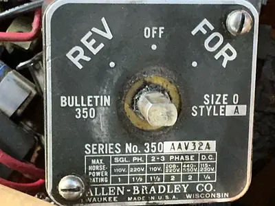 Used _UNKNOWN_ _UNKNOWN_ Motor Control Parts Ohio US | HGR 24 #1545340