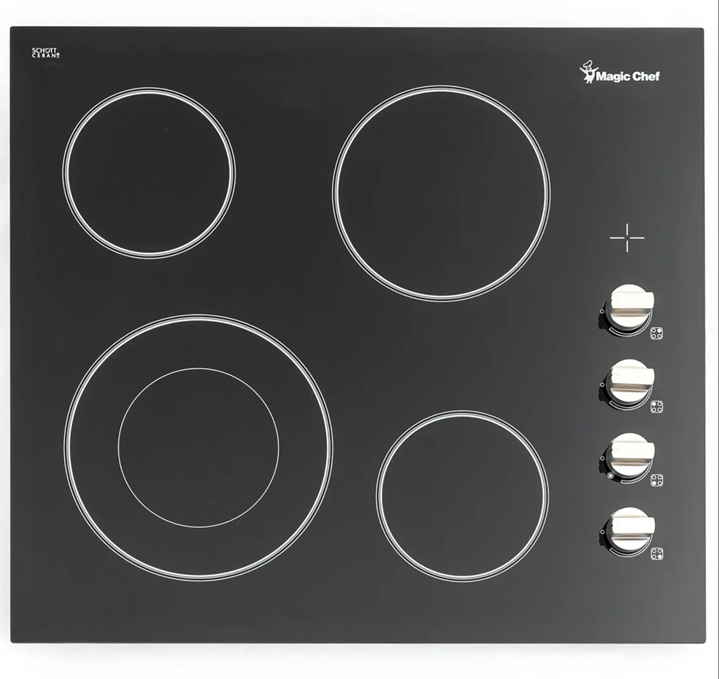 Magic Chef 24 IN. RADIANT ELECTRIC COOKTOP IN BLACK WITH 4 ELEMENTS