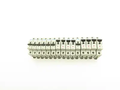 Eaton FAZ-C10/1 1-Pole 10A Circuit Breaker Lot of 15