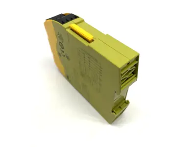 USED PILZ SAFETY RELAY 750104 DAMAGED DIN LATCH