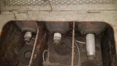 USED EMSCO F800 TRIPLEX MUD PUMP