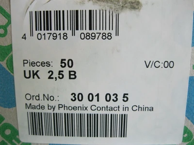 NEW Phoenix Contact UK 2,5B