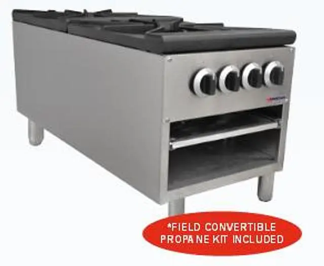 18"  DOUBLE STOCK POT RANGE