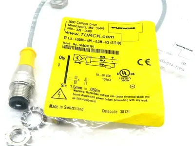 NEW TURCK BI1.5-EG08K-AP6-0.3M-RS4T/S100 SENSOR BI15EG08KAP603MRS4TS100