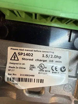 Unidrive SP 1402 1.5/ 2.0 Hp Sp 2T (8.4.4)
