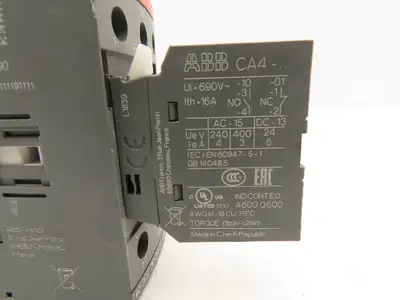 ABB AF30Z-30-00-21 Auxiliary Contactor 600V 50A