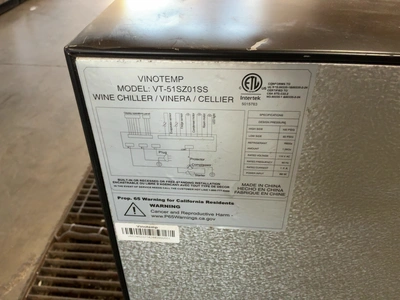 Used VINOTEMP VT-51SZ01SS Bottle Coolers Michigan US | Miedema Asset Management Group #1761139