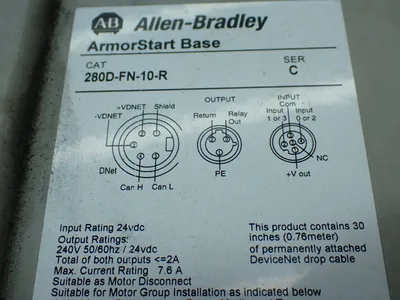 USED ALLENBRADLEY 280DFN10R