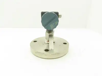 Foxboro 841GM-B Electronic Pressure Transmitter 12.5-36vdc 100psi 7.5" OD Flange