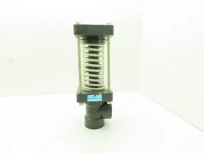 Plast-o-matic DS200LV-NO 2" Shutoff Valve PVC Spring Return NO Pneumatic Powered