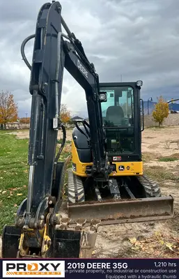 Used 2019 DEERE 35G Crawler Excavators - Mini Utah US | Proxy Equipment #1379854