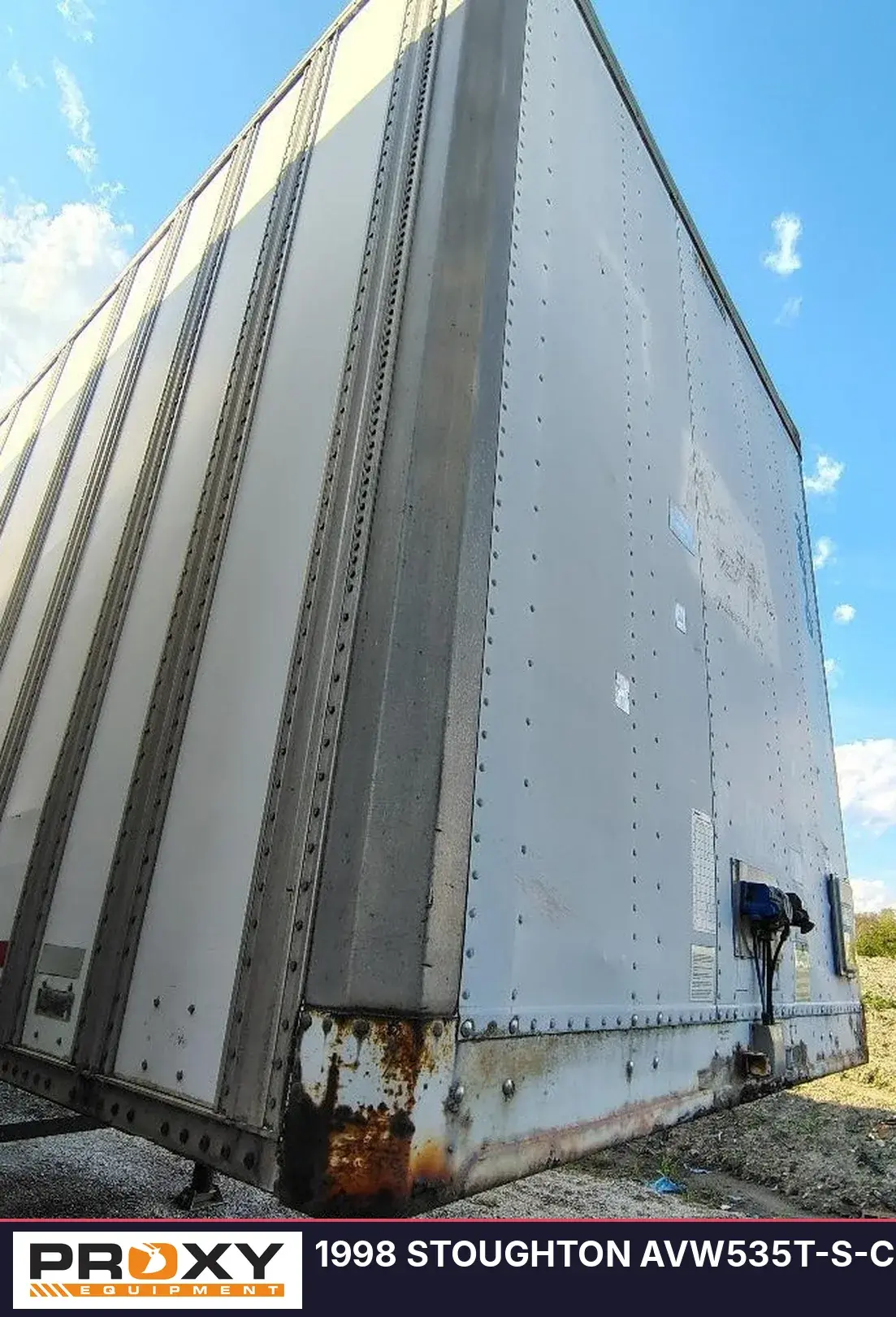 Used 1998 STOUGHTON AVW-535T-S-C Box Trailers Michigan US | Proxy Equipment #1425996