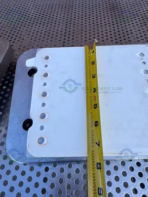 USED MILLIPORE PELLICON STAINLESS STEEL TFF CASSETTE HOLDER W/ GAUGE