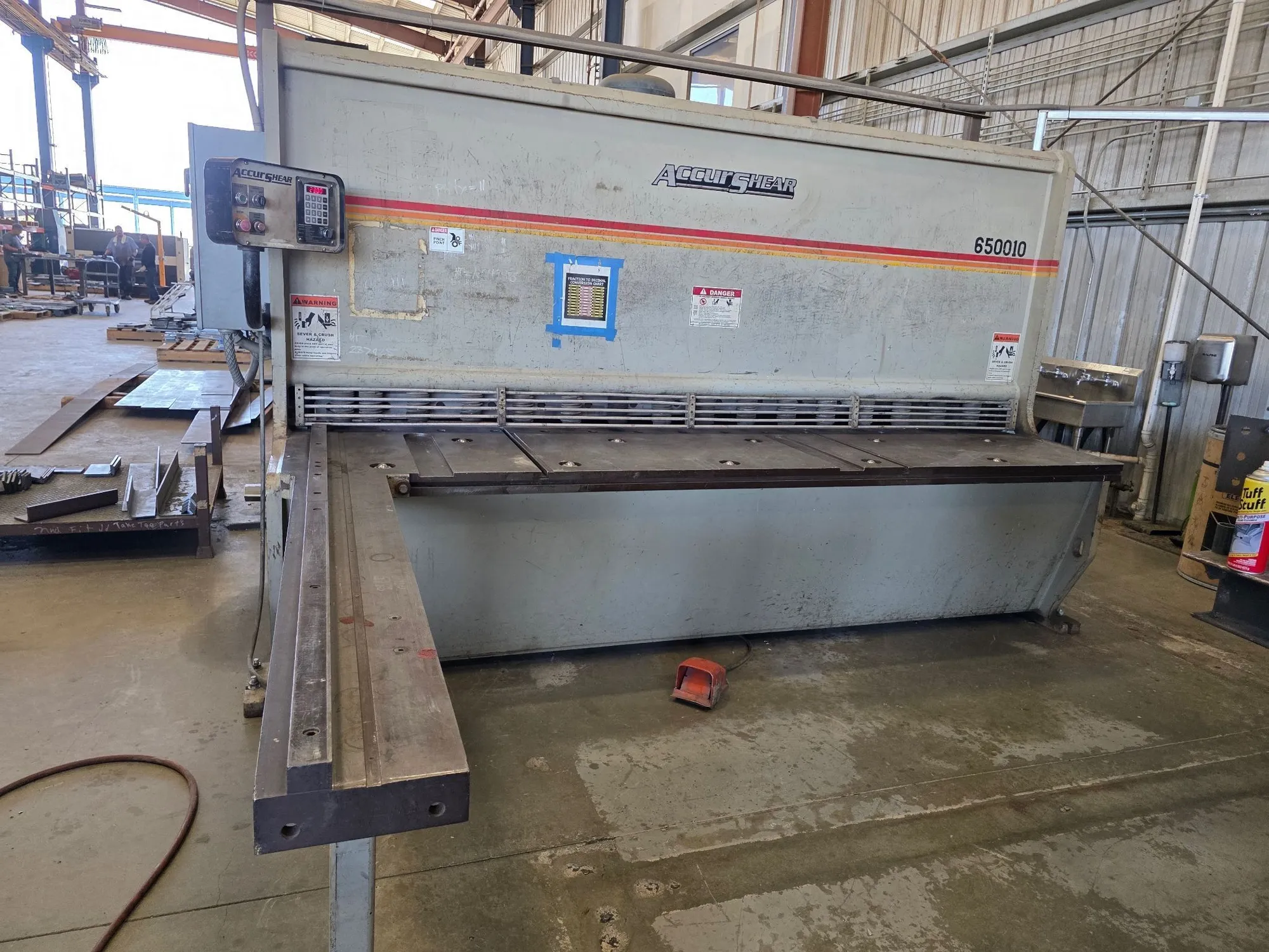 Used 2007 ACCURSHEAR 650010 Power Squaring Shears (Inch) California US | JPS International Inc #1359937