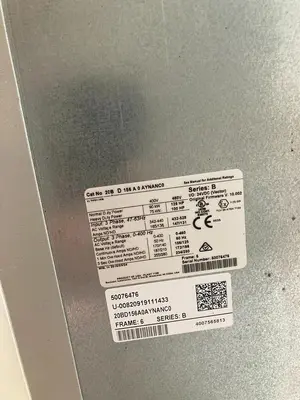 ELECTRICAL ENCLOSURE WITH 20BD156A0AYNANC0 Allen Bradley 125HP Powerflex 700