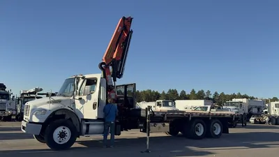 Used 2016 FREIGHTLINER M2 106 PALFINGER HYDRAULIC KNUCKLE BOOM LOADER CRANE Truck-Mounted Cranes Minnesota US | Carco Truck & Equipment #1513875