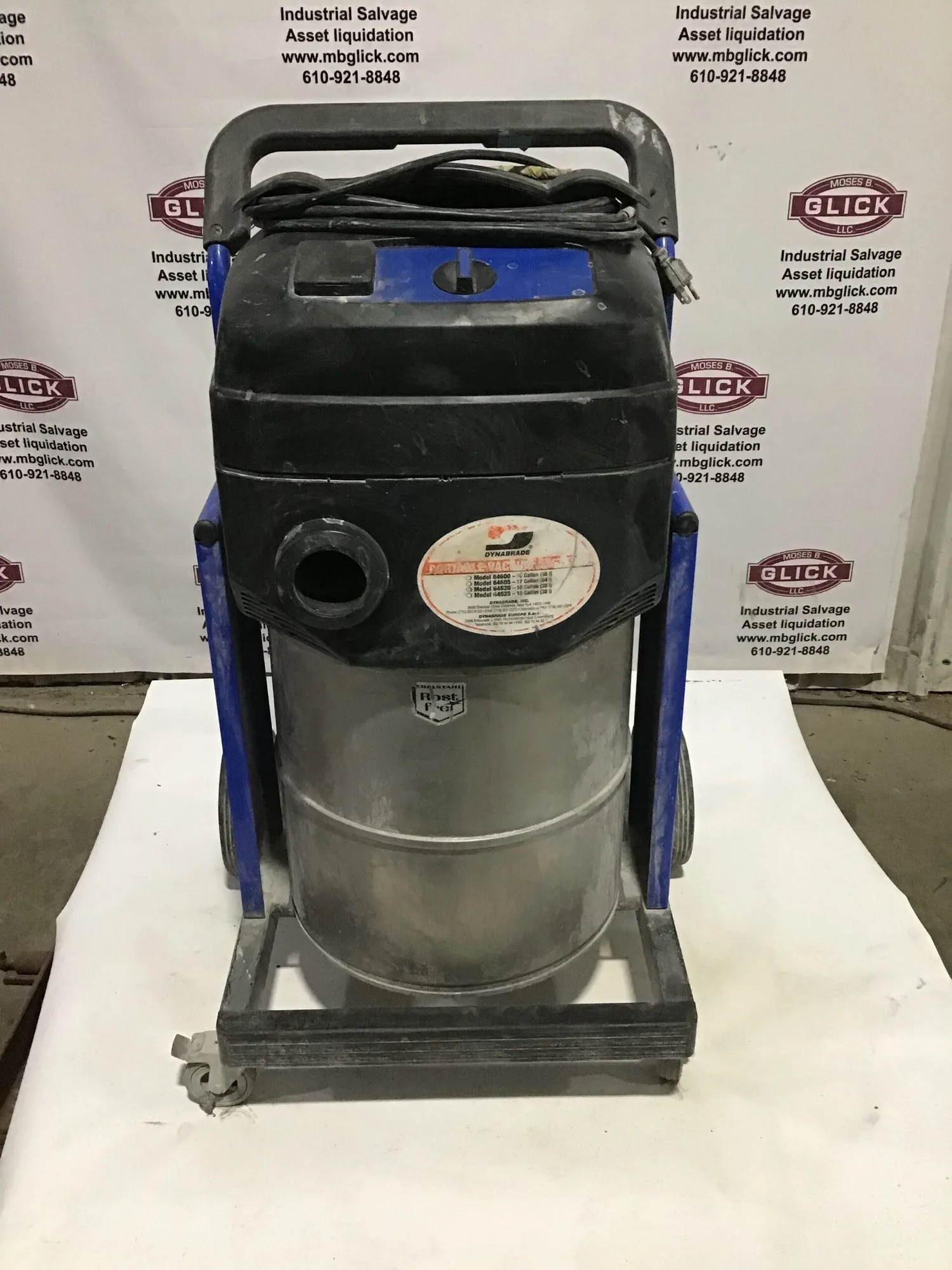 Alto WAP SQ 17 Gallon Wet Shop Vac Industrial Vacuum Cleaner 61416