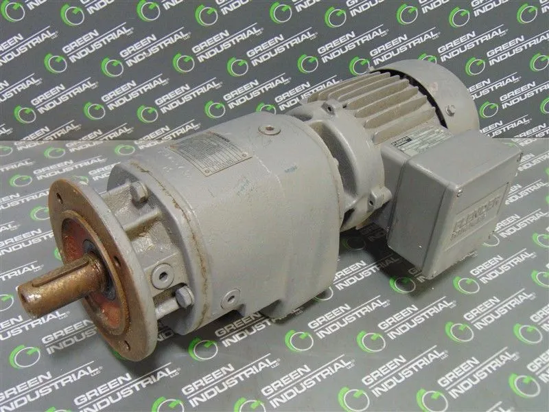 0.16 HP Flender Himmel M1B6 Geared Motor 230/460V DF30-M1B6 11 RPM Used