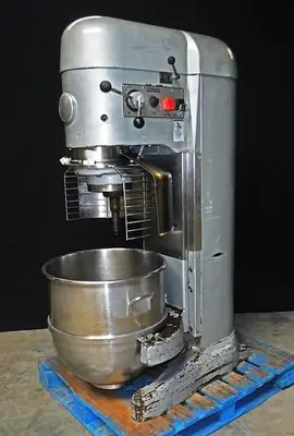 USED HOBART® 140-QUART MIXER WITH BOWL GUARD, MODEL V-1401
