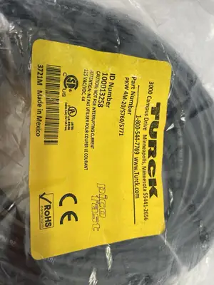 New | in-Stock Turck picofast Single Ended Cordset M8 Rt Angle 100013258 Cable & Wire Michigan US | Maverick Industrial Sales #1393180